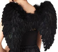 Large Black Feather Wings<br />
 Item #01039619